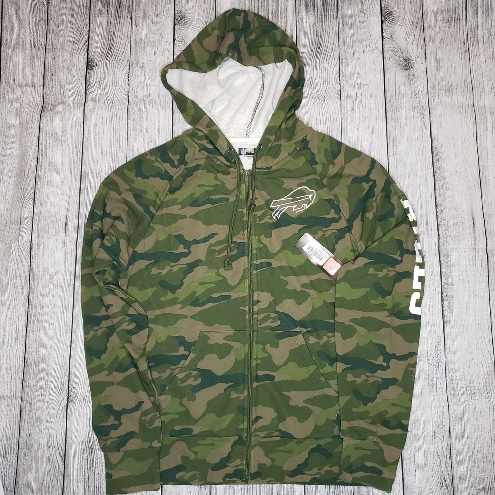 Buffalo Bills Camo Zip-Up Hoodie